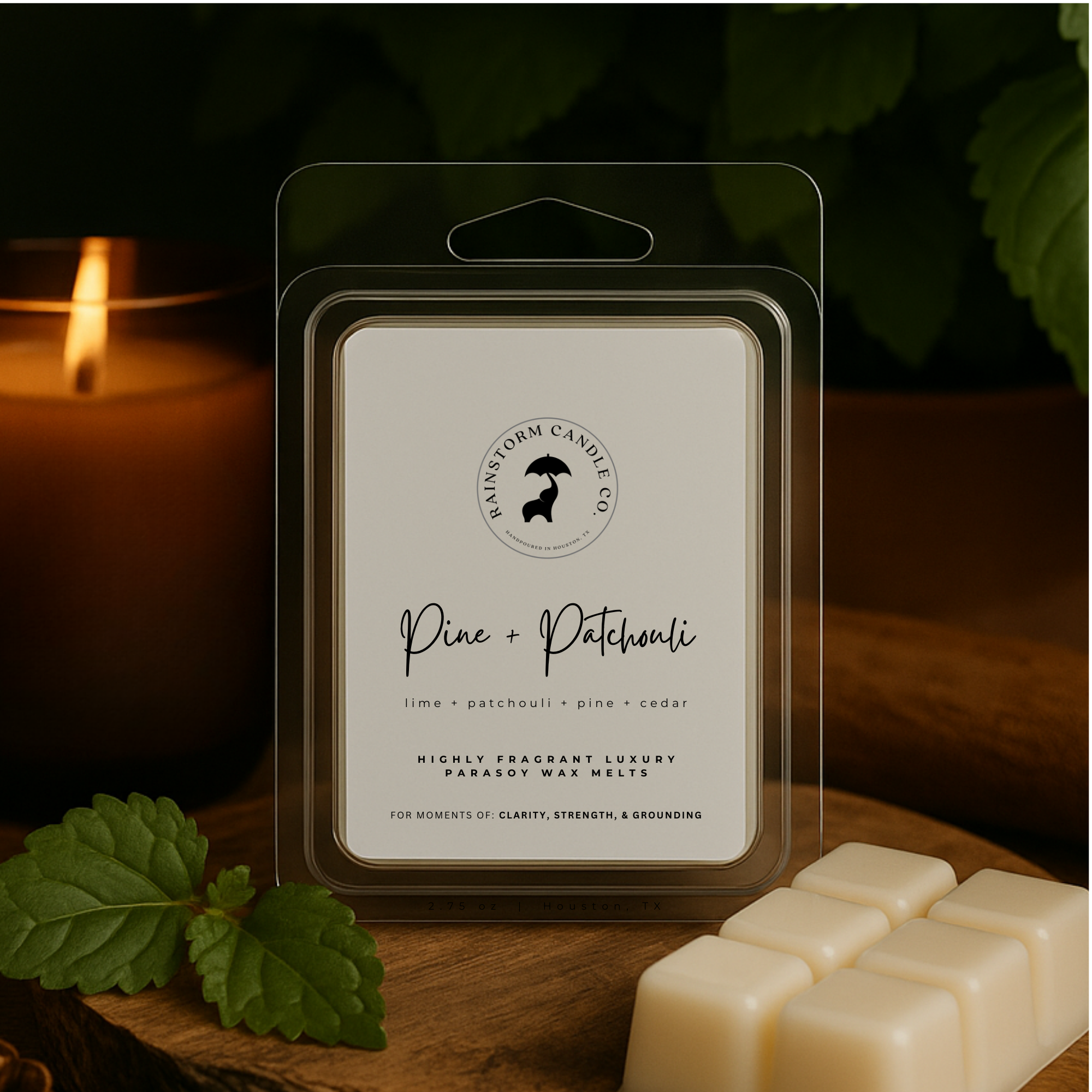 Pine + Patchouli Wax Melts