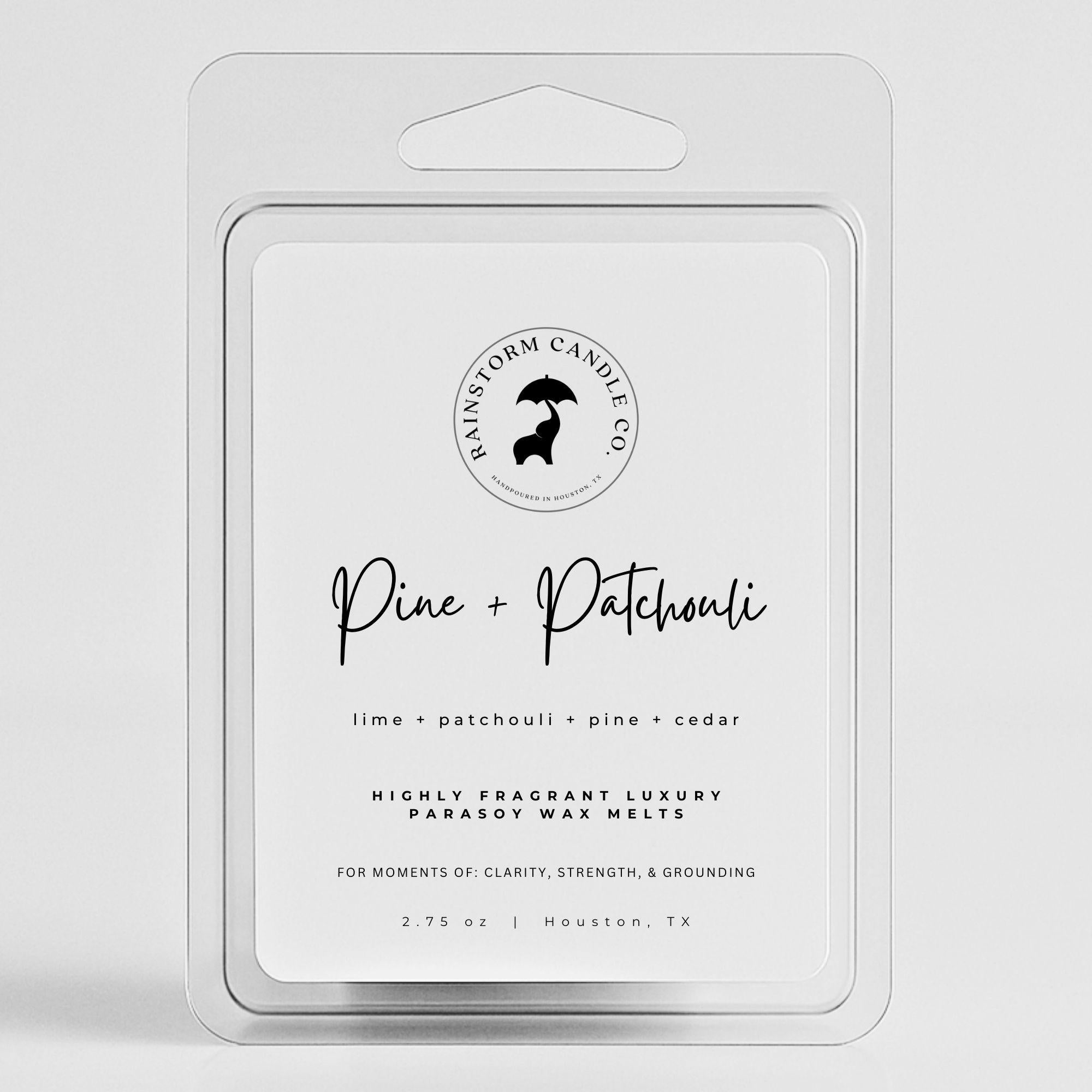 Pine + Patchouli Wax Melts