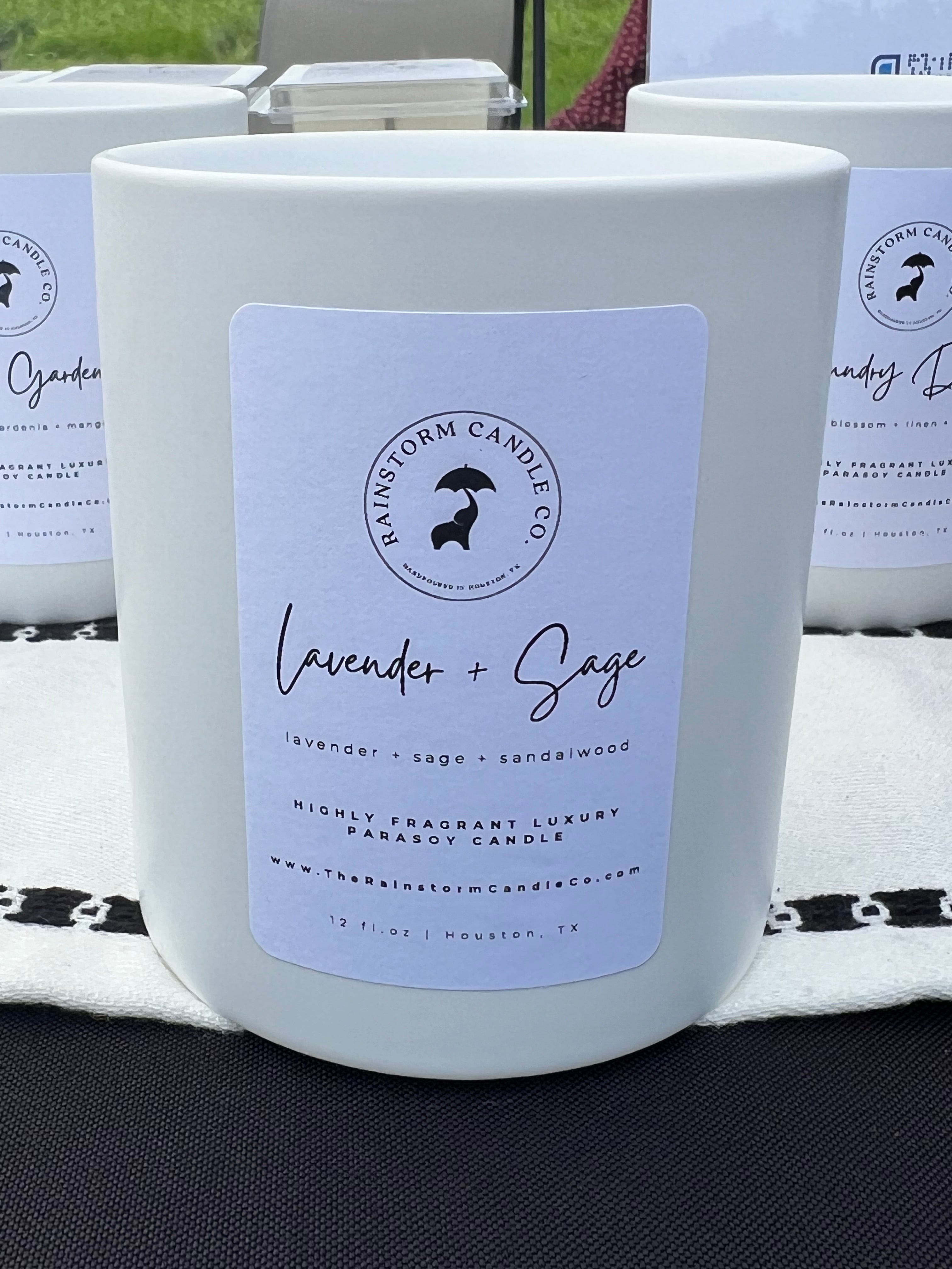Lavender + Sage - 12oz Candle