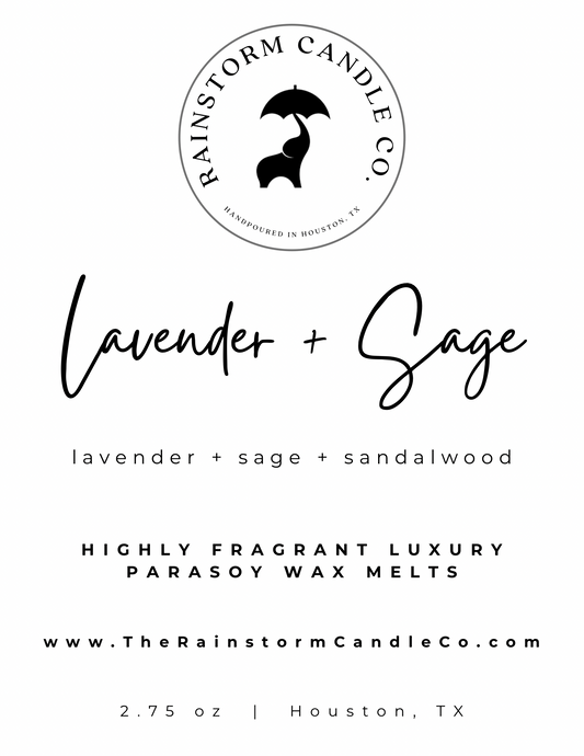 Lavender & White Sage Wax Melts - 015