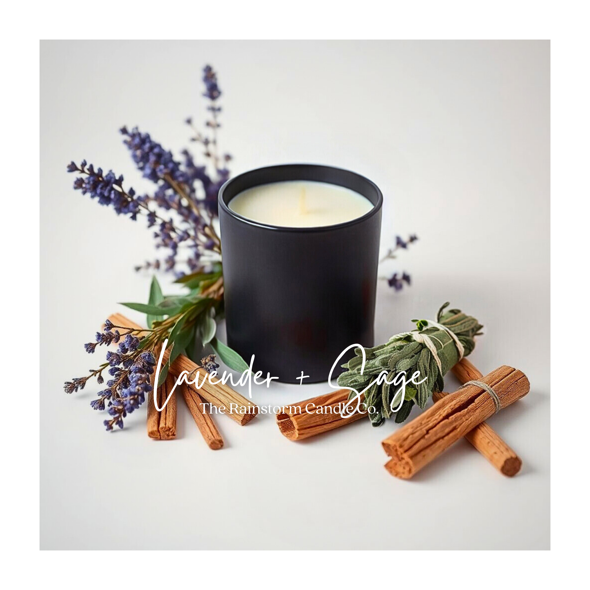 Lavender + Sage - 12oz Candle